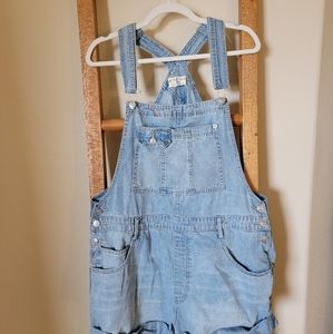 Free people short overalls